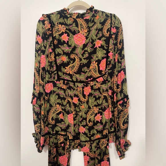 Spell Etienne noir top and pant set both size S - Picture 11 of 14